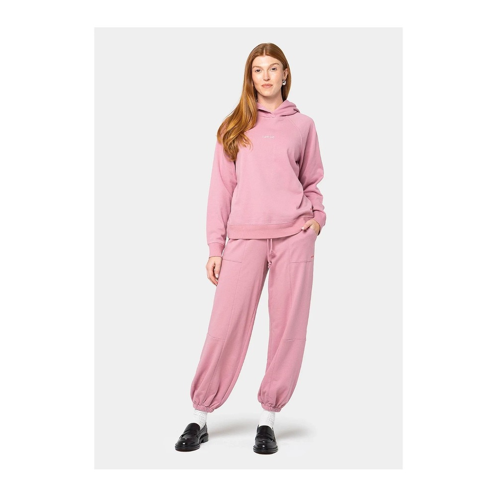 Peace Love World Petite French Terry Pull-On Lantern Pants Rose Blush PL #821K